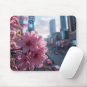 Tapis De Souris Modern Cherry Blossom (Avec souris)
