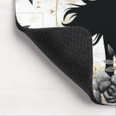 Tapis De Souris Modern contemporary Halloween witch 3 (Coin)