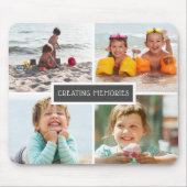 Tapis De Souris Modern Creating Memories Family Photo Collage (Devant)