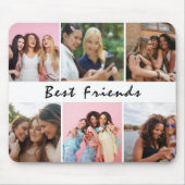 Tapis De Souris Modern Friend Collage Photos Simple (Devant)