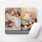Tapis De Souris Modern Grey 4 Photo Collage pour grand-père (Avec souris)