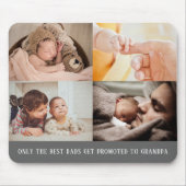 Tapis De Souris Modern Grey 4 Photo Collage pour grand-père (Devant)