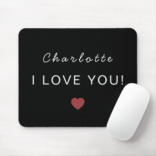 Tapis De Souris Modern Personalized Valentine Mouse Pad (Avec souris)