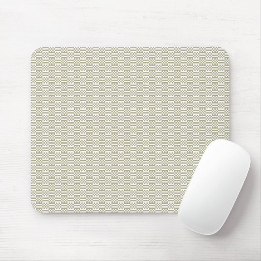 Tapis De Souris Modern Sage Green Geometric Pattern Mouse Pad (Avec souris)
