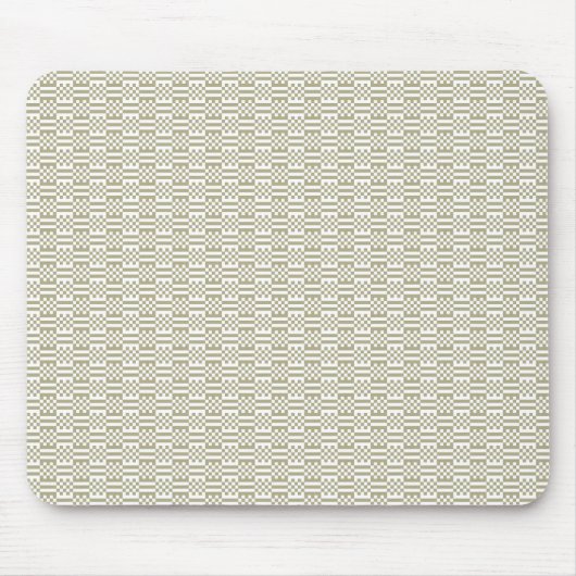Tapis De Souris Modern Sage Green Geometric Pattern Mouse Pad (Devant)