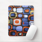 Tapis De Souris Moderne Abstrait Bois Aspect Pastel (Avec souris)