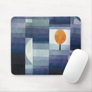 Tapis De Souris Moderne Abstrait Géométrique Bleu Orange Klee