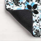 Tapis de souris moderne de conception florale - (Coin)