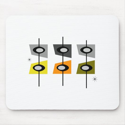 TAPIS DE SOURIS moderne de la moitié du siècle (Devant)