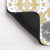 Tapis de souris moderne de médaillon de bonheur (Coin)