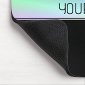Tapis De Souris Moderne dégradé de couleurs et texte modifiable (Coin)