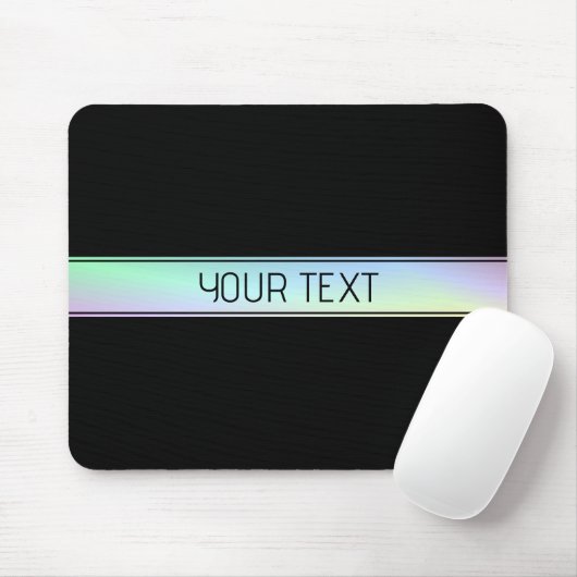 Tapis De Souris Moderne dégradé de couleurs et texte modifiable (Avec souris)