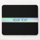 Tapis De Souris Moderne dégradé de couleurs et texte modifiable (Devant)