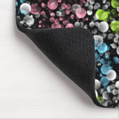 Tapis De Souris Moderne Funky coloré Pois Motif rétro (Coin)