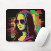Tapis de souris moderne Mona Lisa (Avec souris)