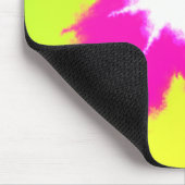 Tapis De Souris Moderne Rose éblouissant vert Jaune teinture à tar (Coin)