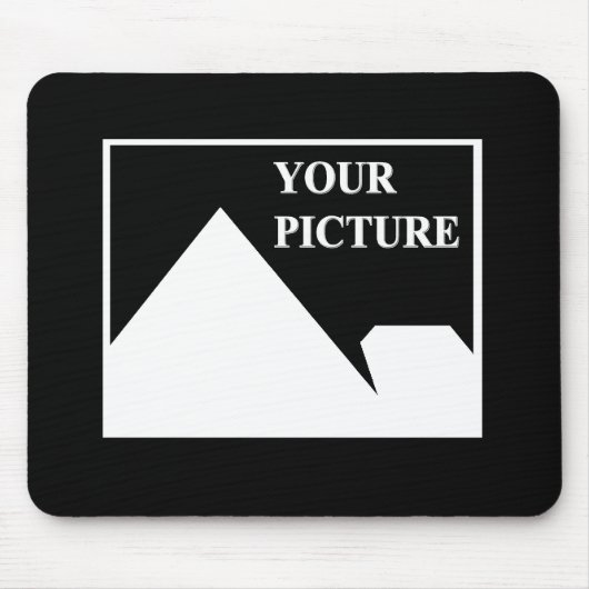 Tapis De Souris Moderne simple Créez votre propre image Mariage (Devant)
