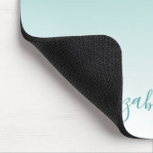 Tapis De Souris Moderne tendance Script élégant Parties scintillan (Coin)
