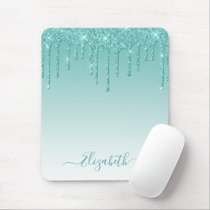 Tapis De Souris Moderne tendance Script élégant Parties scintillan