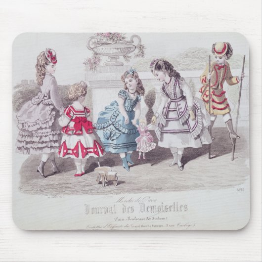 Tapis De Souris Modes pour des filles, de 'DES de journal (Devant)