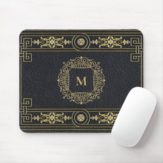 Tapis De Souris Modifier ce style complexe Art Déco Filigree (Avec souris)