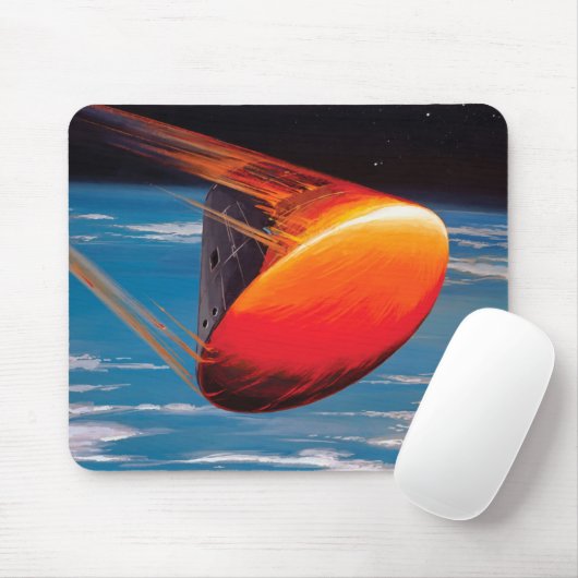 Tapis De Souris Module de commande de la capsule spatiale Apollo d (Avec souris)