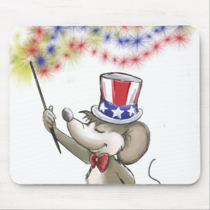 Tapis De Souris Moe's Happy 4 juillet Portrait Mousepad