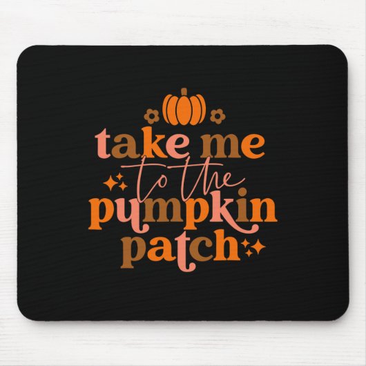 Tapis De Souris Moi Au Citrouille Patch Automne Automne Hiver Than (Devant)