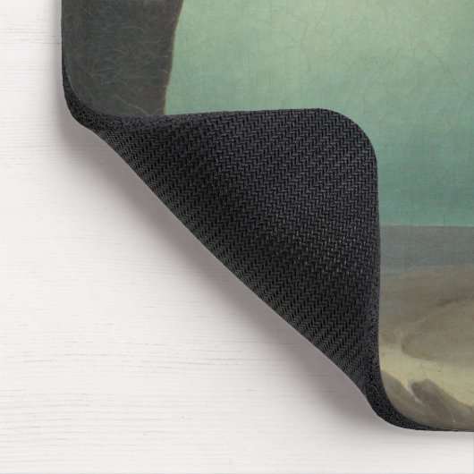 Tapis De Souris Moines dans une Grotte (par Carl Blechen) (Coin)