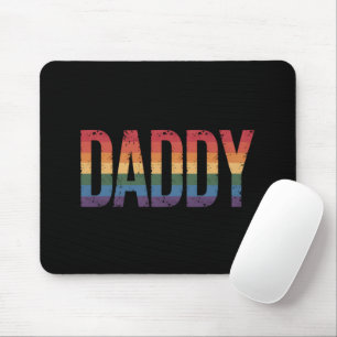 Tapis De Souris Mois de la fierté gay de Papa Fête des pères LGBTQ