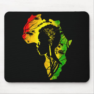 Tapis De Souris Mois de l'histoire des Noirs Ancêtres afro-américa