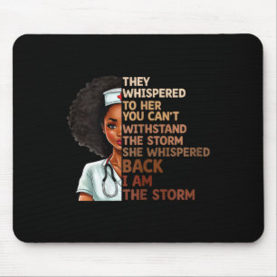 Tapis De Souris Mois de l'histoire des Noirs Infirmière Fière Afro