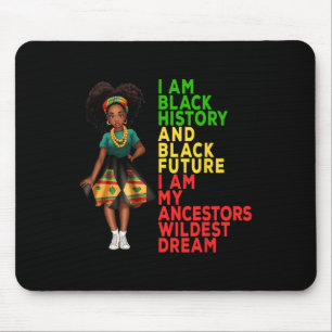 Tapis De Souris Mois de l'histoire des Noirs Jumelé Jour de l'indé
