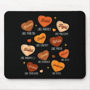 Tapis De Souris mois de l'histoire des Noirs martin femmes africai