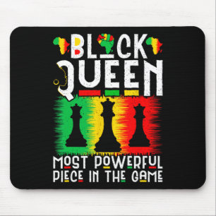 Tapis De Souris Mois de l'histoire des Noirs Reine des Noirs Femme