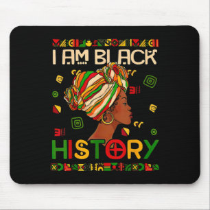 Tapis De Souris Mois de l'histoire des Noirs Suis Histoire des Noi