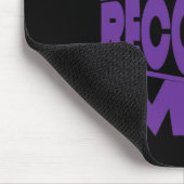 Tapis De Souris Mois de récupération Conception de la typographie (Coin)