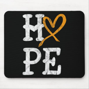 Tapis De Souris Mois de sensibilisation à la leucémie Espoir Cance