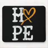 Tapis De Souris Mois de sensibilisation à la leucémie Espoir Cance (Devant)