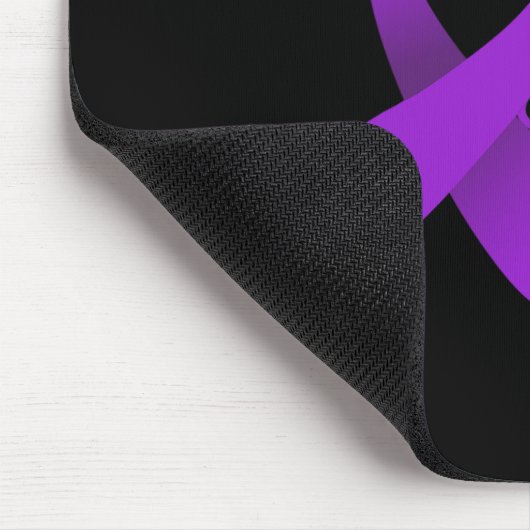 Tapis De Souris Mois de sensibilisation à l'épilepsie Purple Ribbo (Coin)
