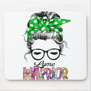 Tapis De Souris Mois de sensibilisation à Lyme Cadeaux de ruban