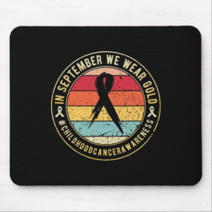 Tapis De Souris Mois De Sensibilisation Au Cancer Chez L'Enfance E