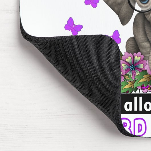 Tapis De Souris Mois de sensibilisation aux troubles éosinophiles  (Coin)