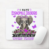 Tapis De Souris Mois de sensibilisation aux troubles éosinophiles  (Avec souris)