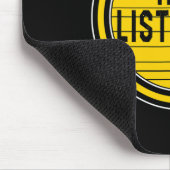 Tapis De Souris Mois De Sensibilisation Sans Écouter Asl Lang (Coin)