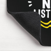 Tapis De Souris Mois De Sensibilisation Sans Écouter Asl Lang (Coin)