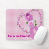 Tapis De Souris Mois du cancer du sein (Avec souris)