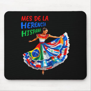 Tapis De Souris Mois du patrimoine hispanique Hispanic Heritage Mo