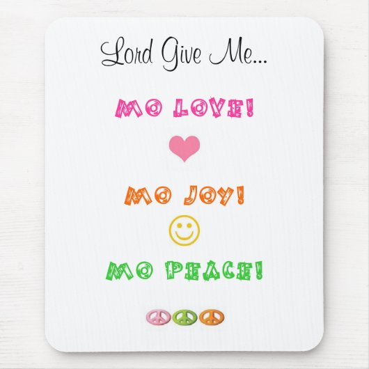 Tapis De Souris "MOIS" Mousepad (Devant)