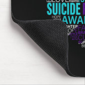 Tapis De Souris Mois numérique de sensibilisation à la prévention  (Coin)